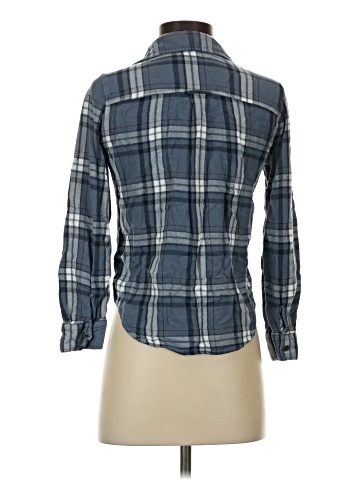 Kendall & Kylie 3/4 Sleeve Button-Down Shirt (view 2)
