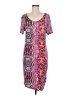 Threads 4 Thought Print Pink Casual Dress Size M - photo 1