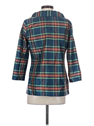 Devon Baer 3/4 Sleeve Silk Top (view 2)