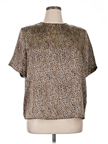 Kathie Lee Short Sleeve Blouse (view 1)