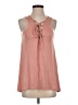 Papaya Pink Sleeveless Blouse Size S - photo 1