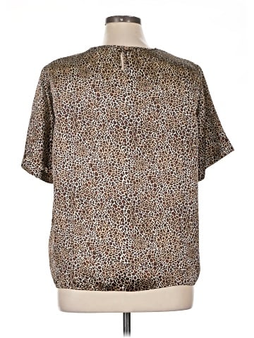 Kathie Lee Short Sleeve Blouse (view 2)
