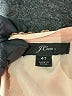 J.Crew 100% Polyester Metallic Gold 3/4 Sleeve Top Size 4 (tall) - photo 7