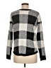 Hippie Rose 100% Acrylic Checkered-gingham Gray Pullover Sweater Size M - photo 2