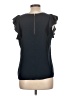 Maison Jules 100% Polyester Black Short Sleeve Top Size L - photo 2