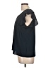 Maison Jules 100% Polyester Black Short Sleeve Top Size L - photo 5