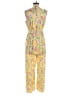 LOFT Beach Paisley Yellow Jumpsuit Size S - photo 2