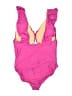 J.Crew Solid Pink One Piece Swimsuit Size 8 - photo 2