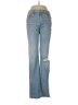 FRAME Denim Solid Blue Jeans Size 29 waist - photo 1