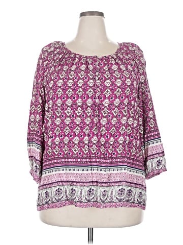 Rose & Thyme 3/4 Sleeve Blouse (view 1)