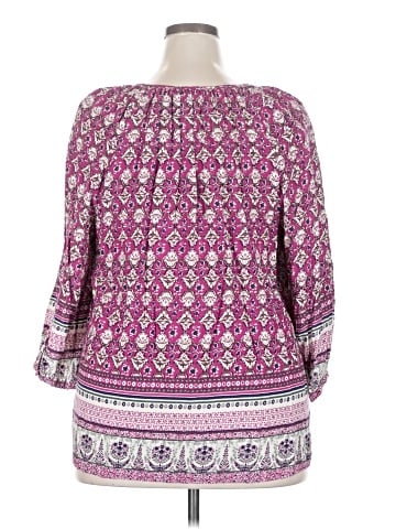 Rose & Thyme 3/4 Sleeve Blouse (view 2)