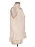 New York Laundry 100% Polyester Ivory Sleeveless Blouse Size L - photo 4