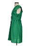 Monteau 100% Polyester Solid Green Casual Dress Size XS - photo 5