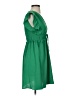 Monteau 100% Polyester Solid Green Casual Dress Size XS - photo 4