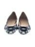 Talbots Plaid Blue Black Flats Size 8 - photo 2