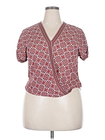 Max Studio Short Sleeve Blouse (view 1)