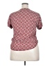 Max Studio 100% Polyester Burgundy Red Short Sleeve Blouse Size 20 - photo 2