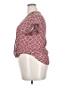 Max Studio 100% Polyester Burgundy Red Short Sleeve Blouse Size 20 - photo 5