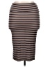 A.gain Stripes Brown Casual Skirt Size 1X - photo 2