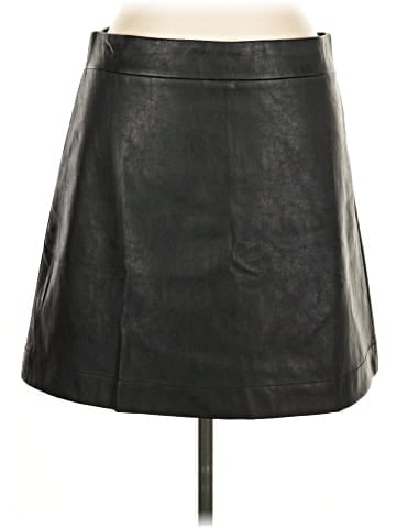 J.Crew Factory Store Faux Leather Skirt (view 1)