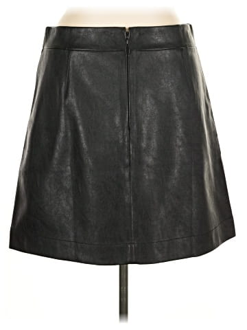 J.Crew Factory Store Faux Leather Skirt (view 2)