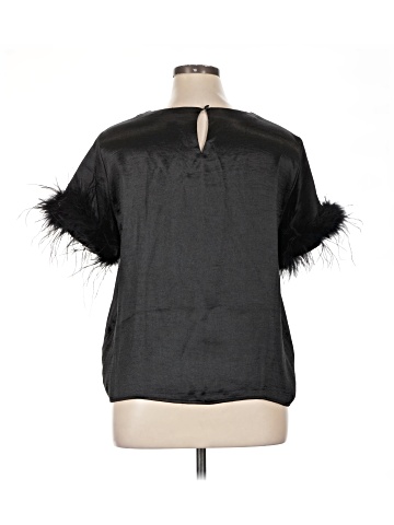 Karl Lagerfeld Paris Short Sleeve Top (view 2)