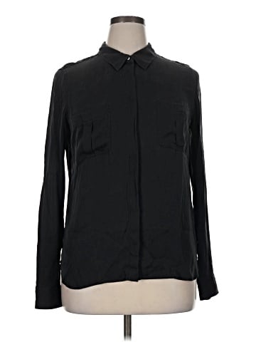 UNTUCKit Long Sleeve Silk Top (view 1)