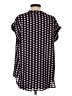 Pleione 100% Polyester Black Short Sleeve Blouse Size S - photo 2