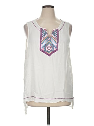 Great Northwest Indigo Sleeveless Blouse (view 1)