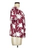 Shein Burgundy Short Sleeve Blouse Size 6 - photo 4
