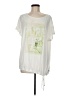 Monari White Ivory Short Sleeve T-Shirt Size EU (IT) 44 / US 8 - photo 1