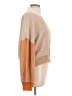 Shein 100% Acrylic Color Block Tan Pullover Sweater Size L - photo 4