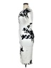 Autograph Print Ivory Cocktail Dress Size 12 - photo 5