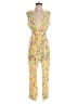 LOFT Beach 100% Polyester Paisley Yellow Jumpsuit Size XS - photo 1
