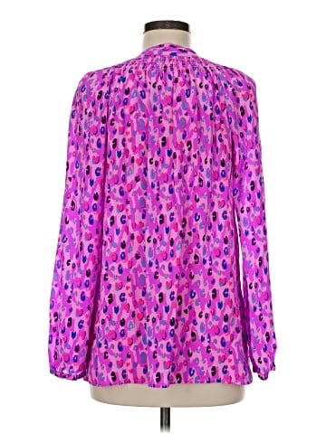 Lilly Pulitzer Long Sleeve Silk Top (view 2)