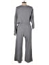Express Solid Gray Jumpsuit Size L - photo 2