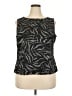 Alex Evenings Graphic Black Sleeveless Blouse Size 2X - photo 1