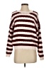 The Workshop Stripes Burgundy Pullover Sweater Size S - photo 1