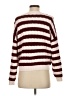 The Workshop Stripes Burgundy Pullover Sweater Size S - photo 2