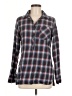 Columbia 100% Cotton Plaid Blue Long Sleeve Button-Down Shirt Size M - photo 1