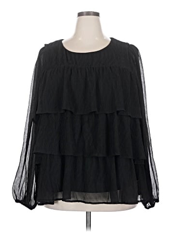 chic soul (chicsoul.com) Long Sleeve Blouse (view 1)