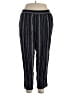 Jessica Simpson 100% Viscose Stripes Black Casual Pants Size XXL - photo 1