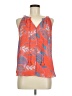 Rose + Olive 100% Polyester Orange Sleeveless Blouse Size M - photo 1