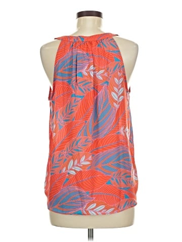 Rose + Olive Sleeveless Blouse (view 2)