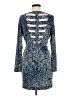 BCBGeneration Print Blue Cocktail Dress Size M - photo 2