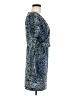 BCBGeneration Print Blue Cocktail Dress Size M - photo 4