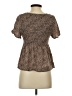 Urban Romantics 100% Rayon Brown Short Sleeve Blouse Size S - photo 2
