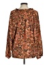 Olivaceous 100% Rayon Brown 3/4 Sleeve Blouse Size M - photo 2