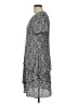 Connected Apparel 100% Polyester Paisley Gray Casual Dress Size 12 - photo 5