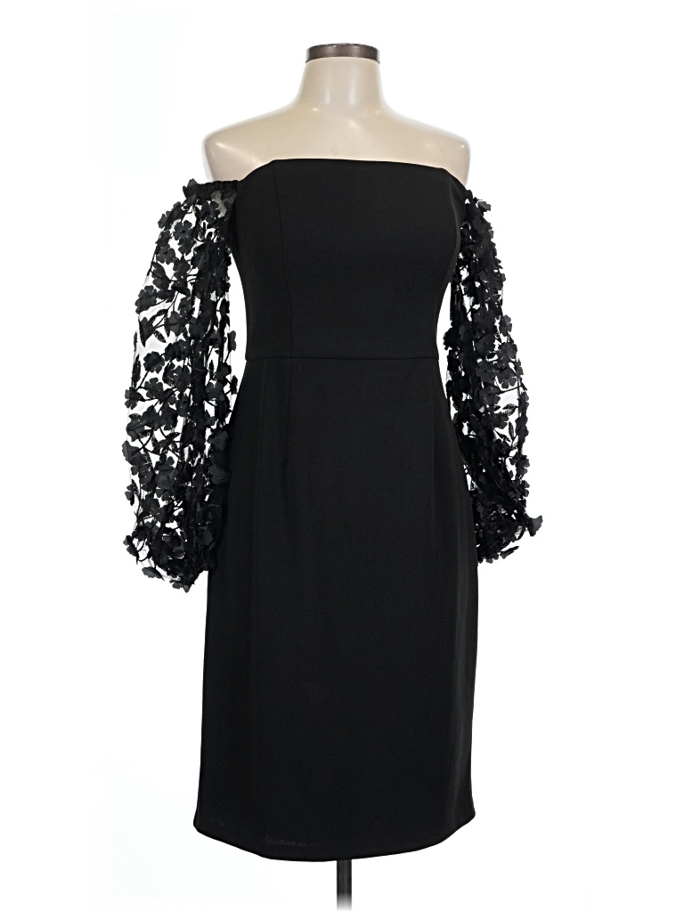 Pre-owned Eliza J Cocktail Dress In Black